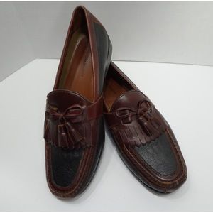 Salvatore Ferragamo Leather Tassel Loafers Size 12